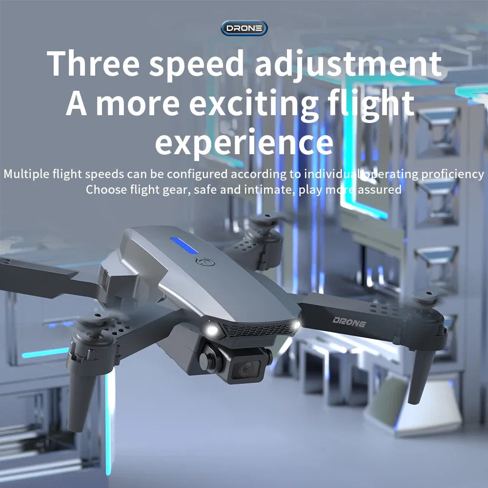 Drone caméra 2025 E88 professionnel HD 4K